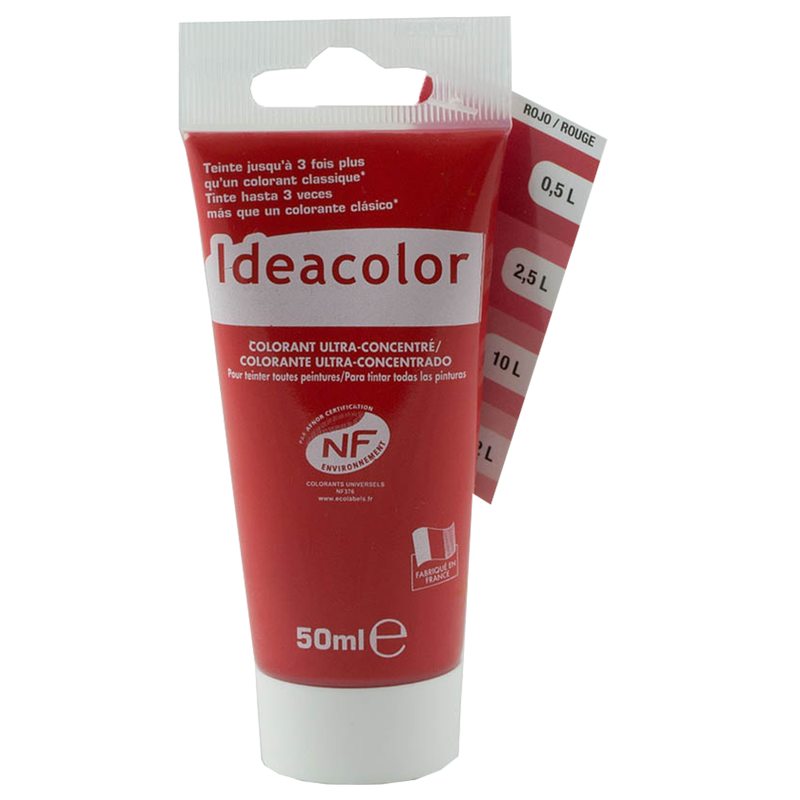 Peinture COLORANT Acrylique rouge 0,05 L