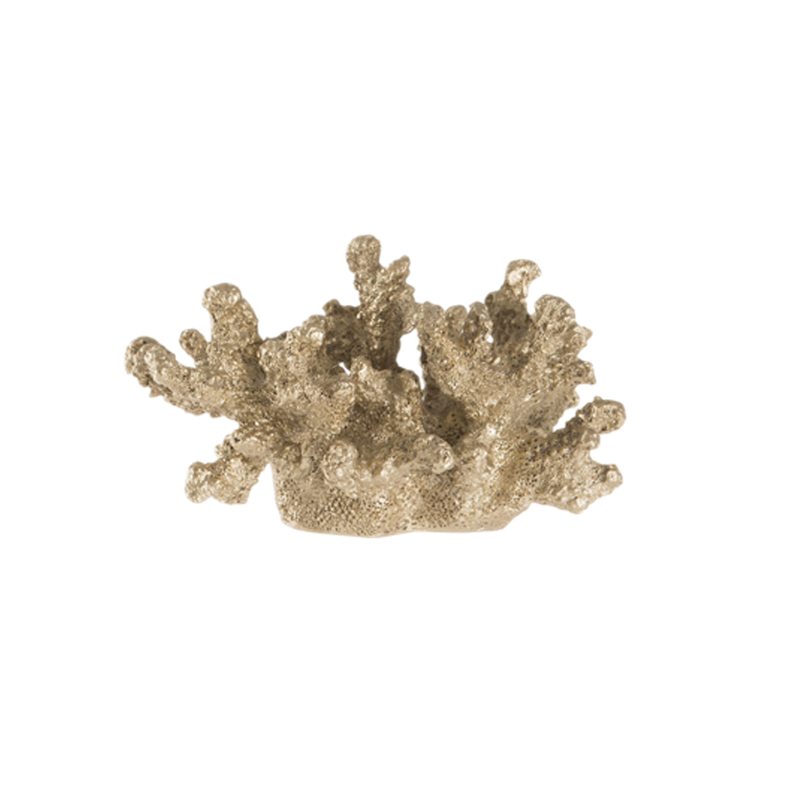 Figurine GOLD CORAL coloris or