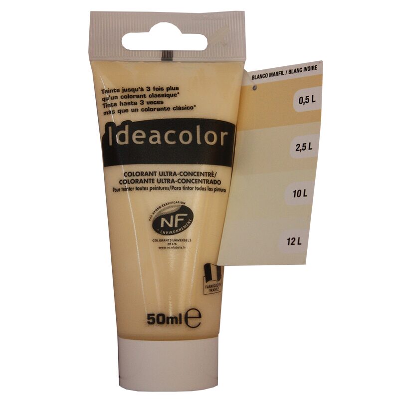 Peinture Dosette COLORANT Acrylique blanc ivoire 0,05 L