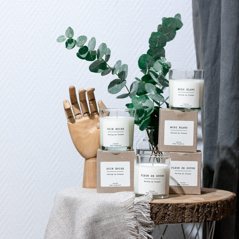 Bougie parfumée VINTAGE fleur de coton