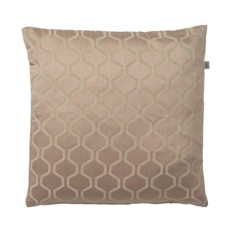 Coussin TESS coloris nude 45 x 45 cm