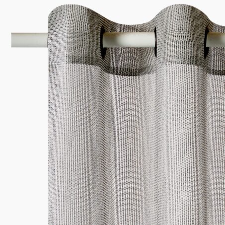 Voilage CHINO coloris gris 140 x 240 cm