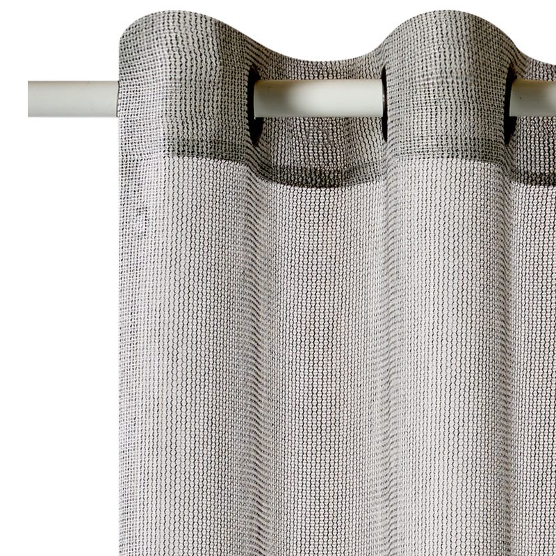 Voilage CHINO coloris gris 140 x 240 cm