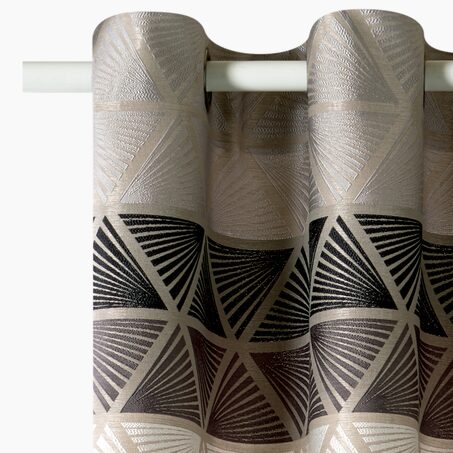 Rideau GABIN coloris gris 135 x 270 cm