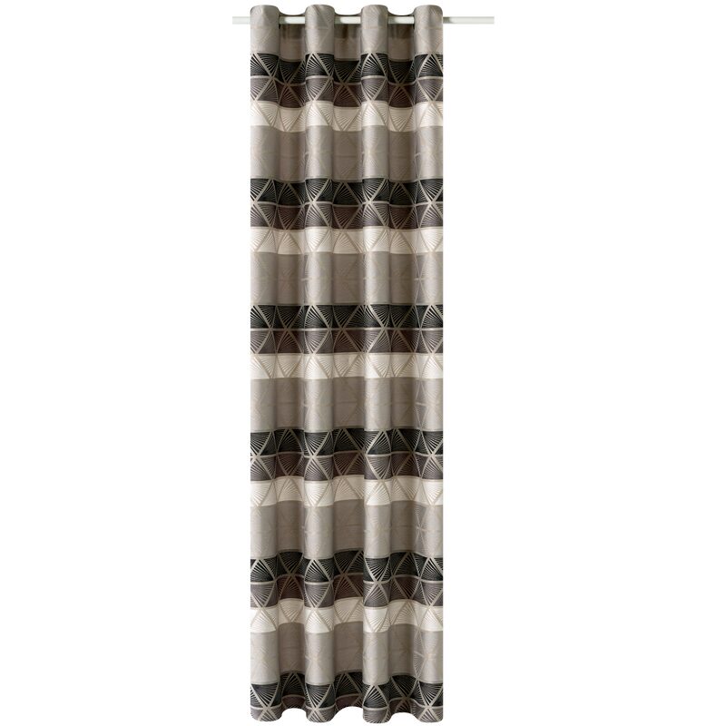 Rideau GABIN coloris gris 135 x 270 cm
