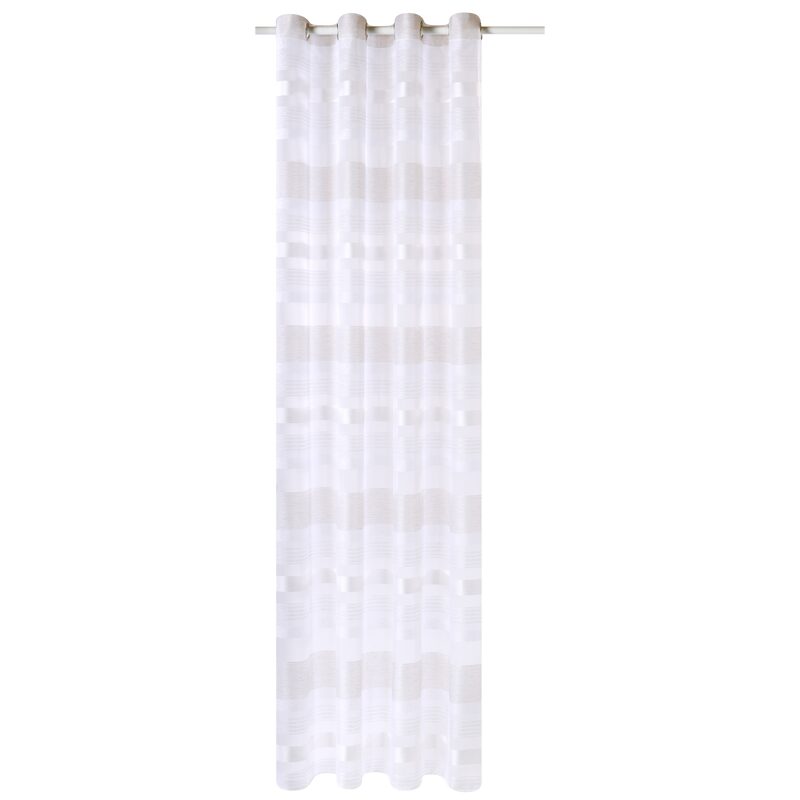 Voilage HOLLYWOOD coloris blanc 140 x 255 cm