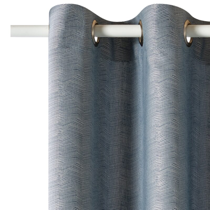 Rideau STAN coloris jean 140 x 260 cm