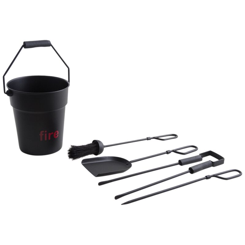 Accessoire cheminée FIRE coloris noir