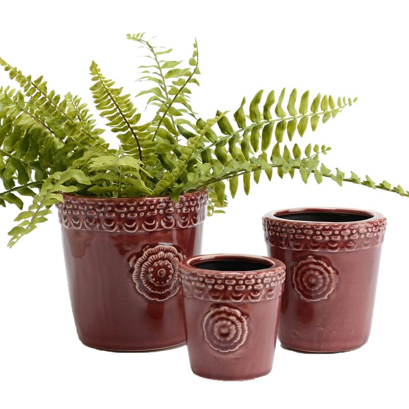Cache-pot VALERIA coloris rose