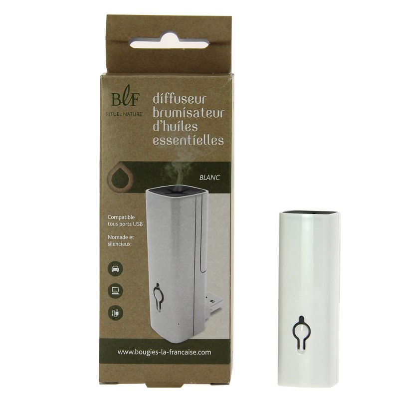 Diffuseur RITUEL NATURE USB coloris blanc