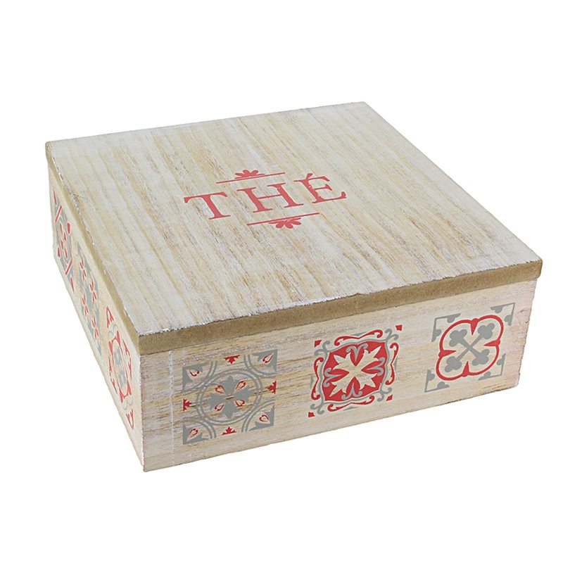 Boîte à thé INFUZ coloris beige