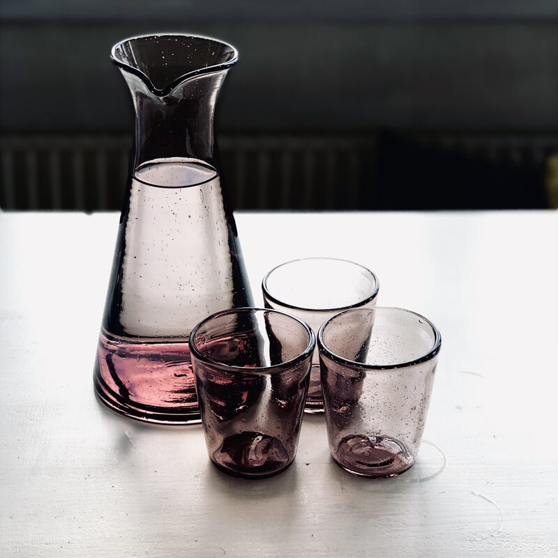 Verre CALLASA coloris violet