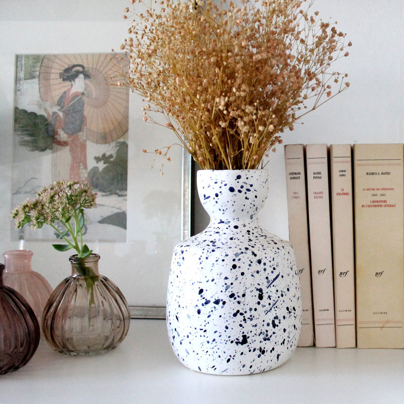 Vase MAELAN coloris blanc