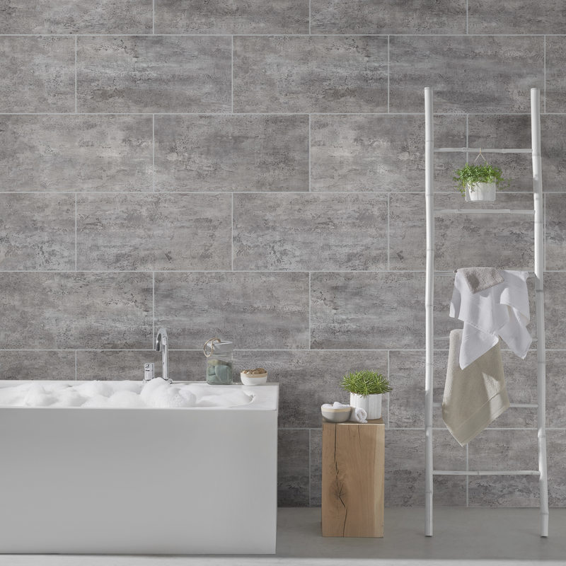 Revêtement décoratif adhésif GX WALL GREY SLATE coloris gris