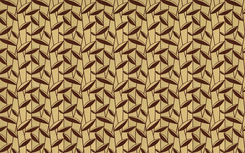 Papier peint intissé floqué VELVETY coloris or