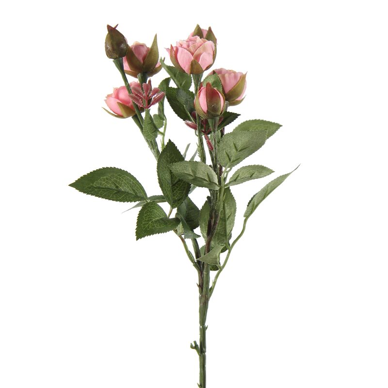 Fleur artificielle ROSE SHAKIRA coloris rose