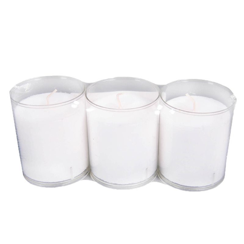 Bougie VOTIVE coloris blanc