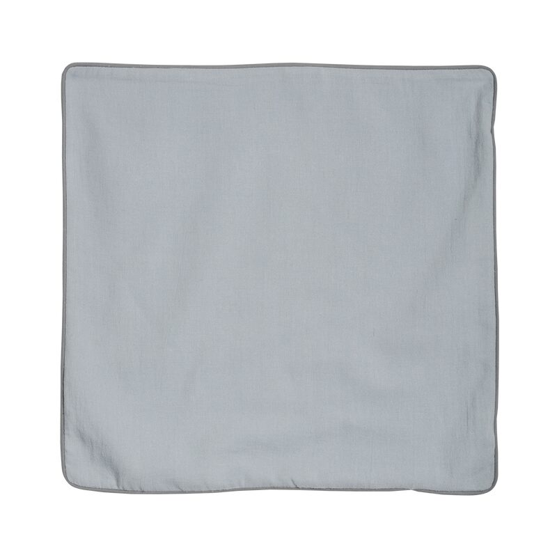 Housse de coussin LIN LAVE coloris gris 40 x 40 cm