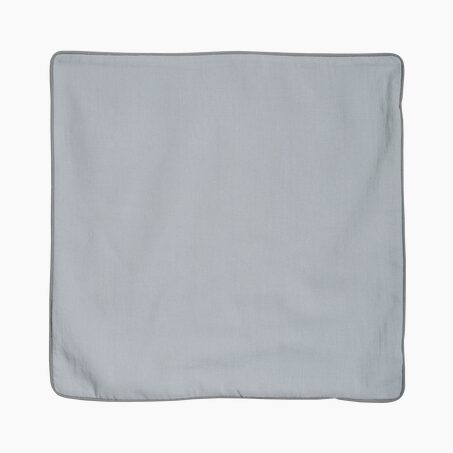 Housse de coussin LIN LAVE coloris gris 40 x 40 cm