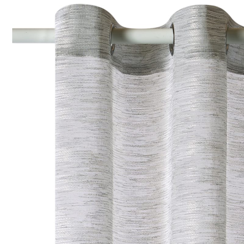 Voilage ETAN coloris gris 140 x 240 cm