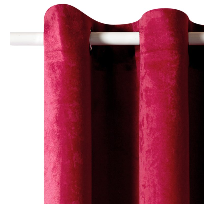 Rideau GRAZIA coloris rose 140 x 240 cm