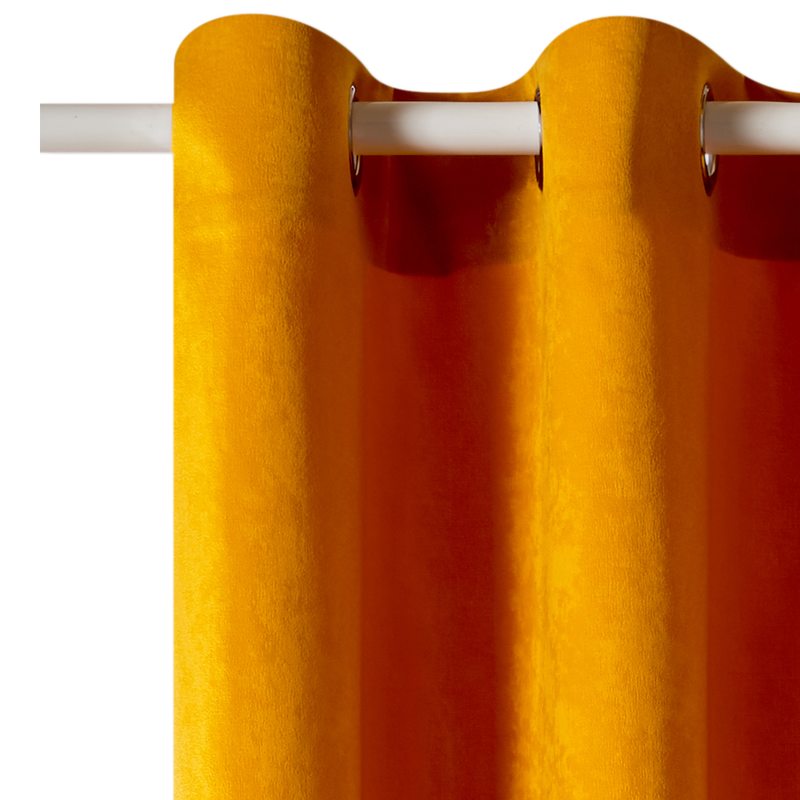 Rideau GRAZIA coloris jaune 140 x 240 cm