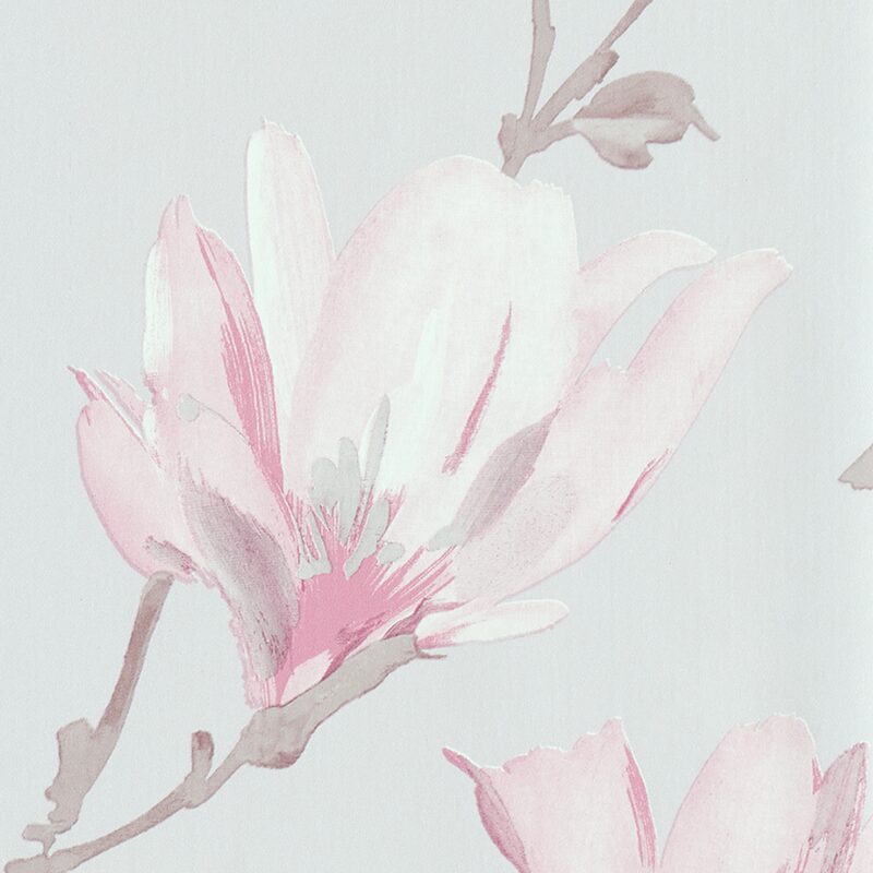 Papier peint intissé MAGNOLIAS coloris lin