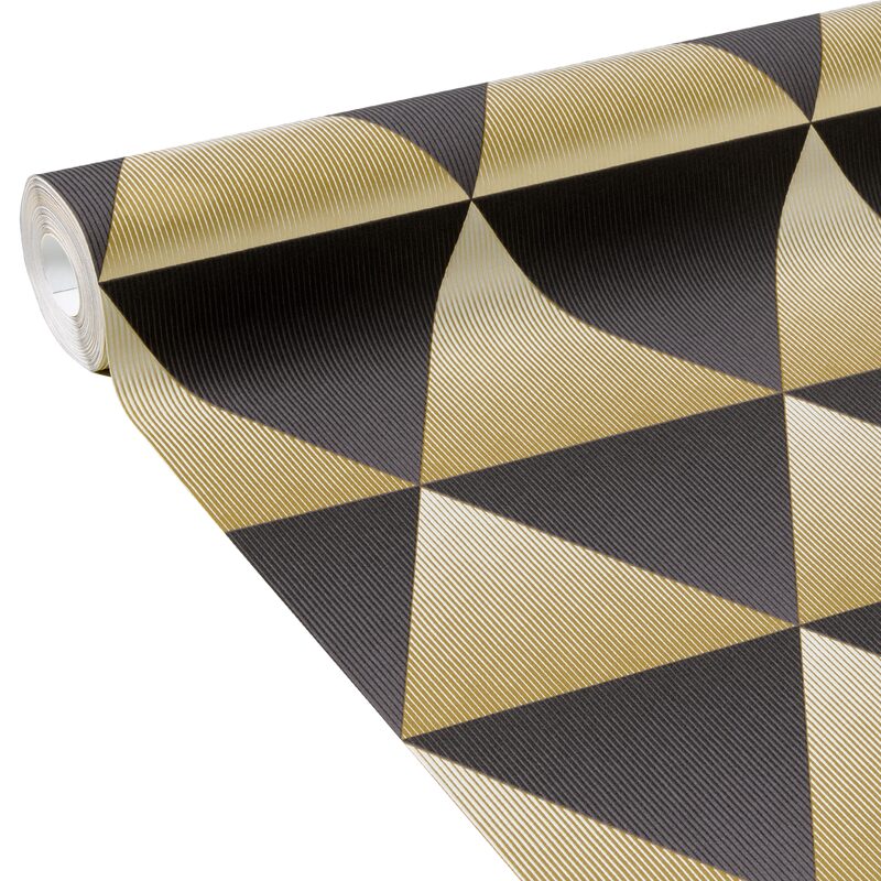 Papier peint intissé ISIDORE coloris noir