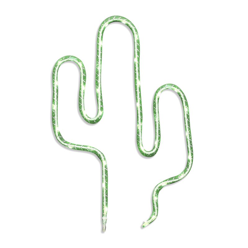 Objet lumineux ABOUT CACTUS coloris vert 23 x 36 cm