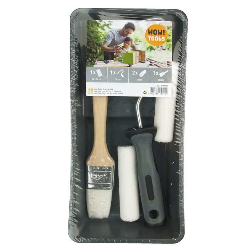 Lot peinture boiserie + + pinceau plat 40 mm