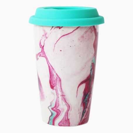 Thermos PINK MARBLE coloris rose