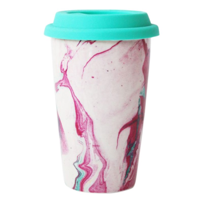 Thermos PINK MARBLE coloris rose