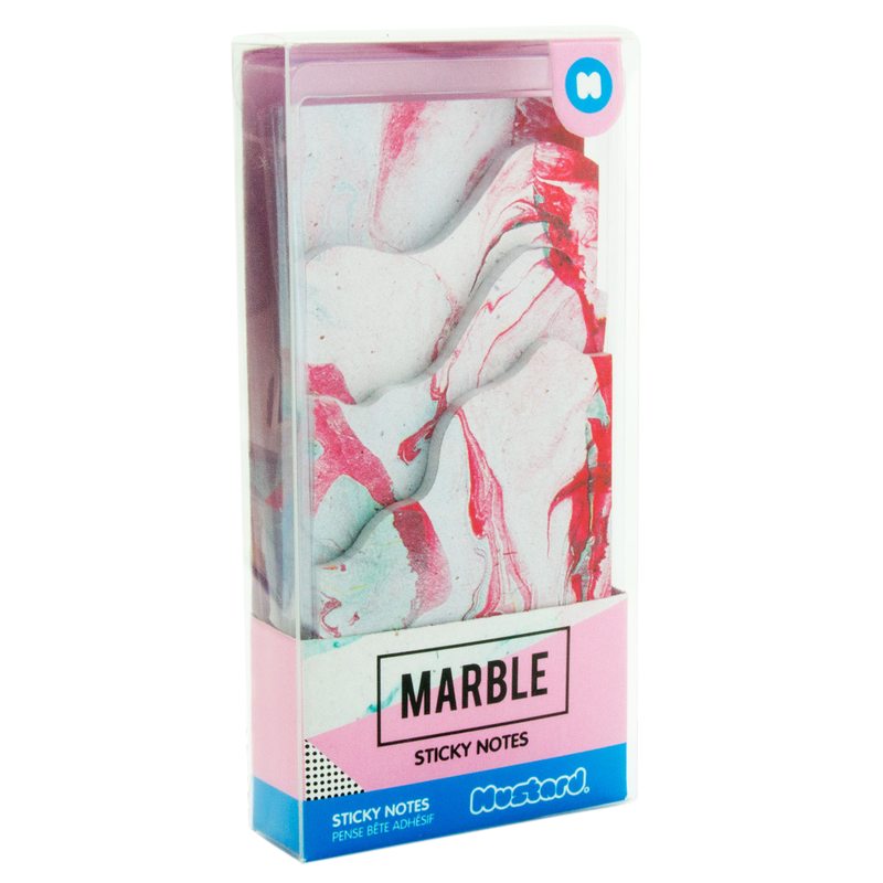 Bloc note PINK MARBLE coloris rose