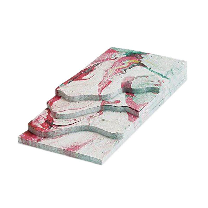 Bloc note PINK MARBLE coloris rose