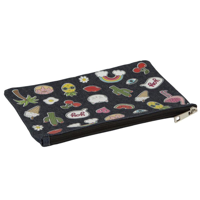 Pochette PATCHES & PINS coloris bleu