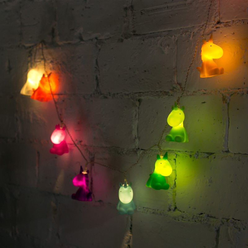 Guirlande lumineuse LICORNE coloris multicolore