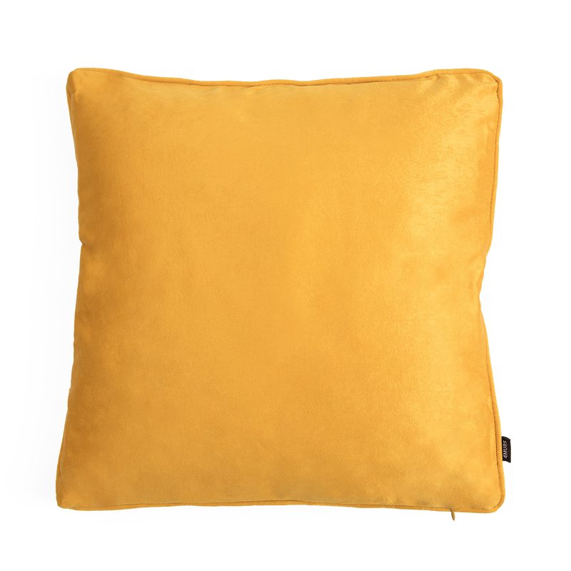 Coussin GRAZIA coloris jaune 45 x 45 cm