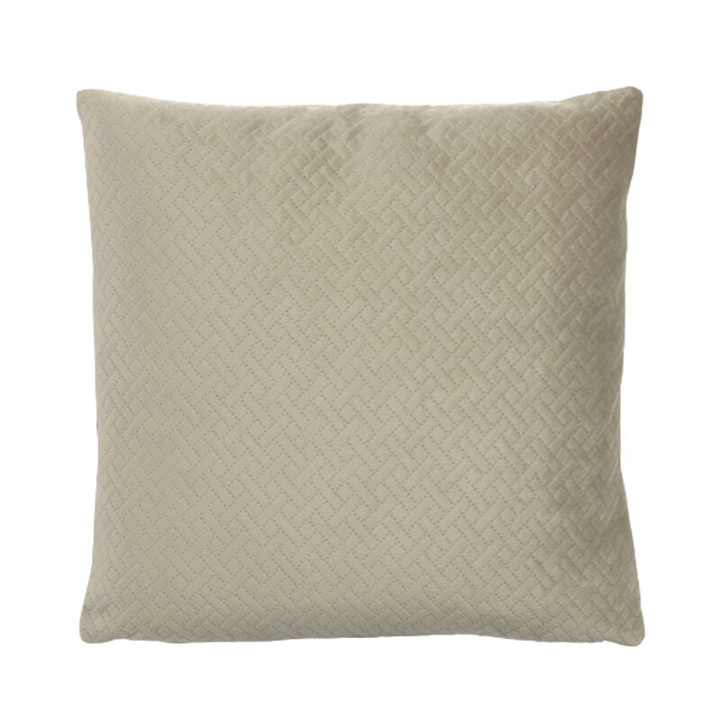 Coussin JESSY coloris vert tilleul 45 x 45 cm