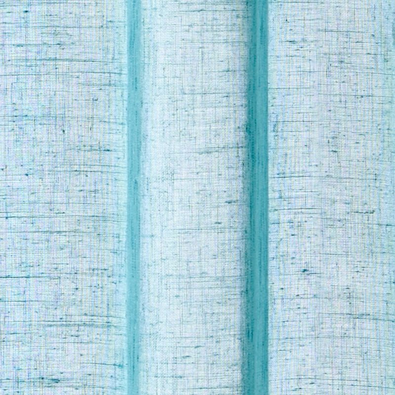 Voilage ENZOY coloris bleu aqua 140 x 240 cm