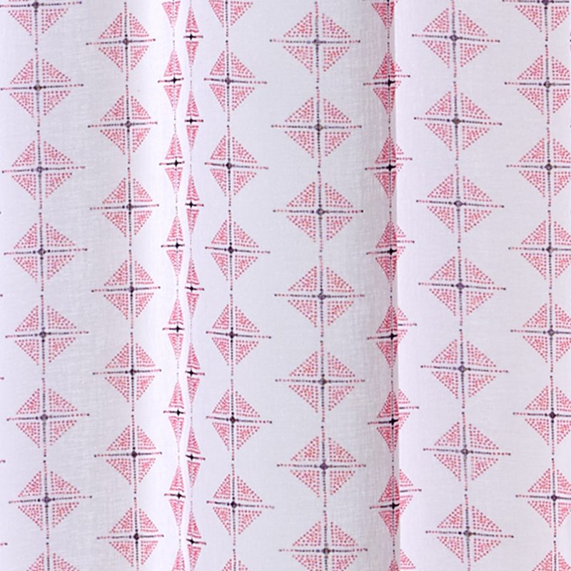 Voilage SAVANA coloris corail 140 x 240 cm