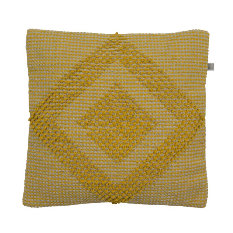 Coussin GALIA coloris ocre 45 x 45 cm