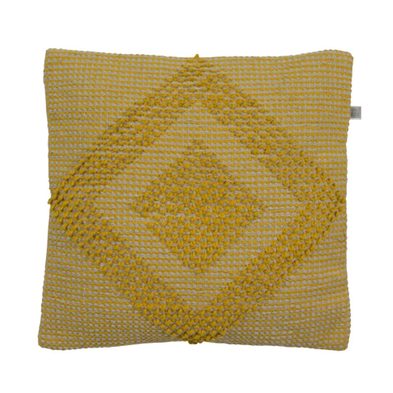 Coussin GALIA coloris ocre 45 x 45 cm