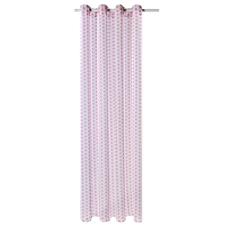 Voilage SAVANA coloris corail 140 x 240 cm