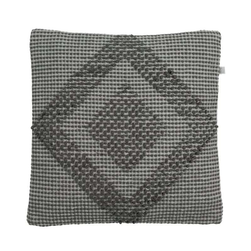 Coussin GALIA coloris gris acier 45 x 45 cm