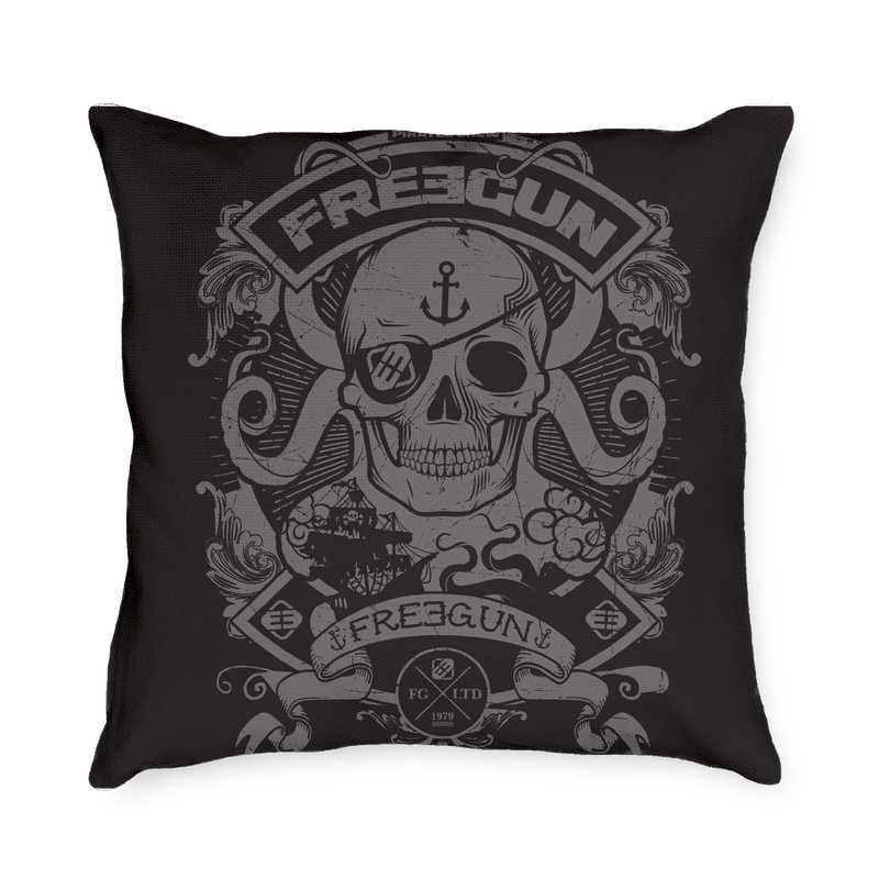 Coussin FREEGUN PIRATES coloris multicolore 45 x 45 cm