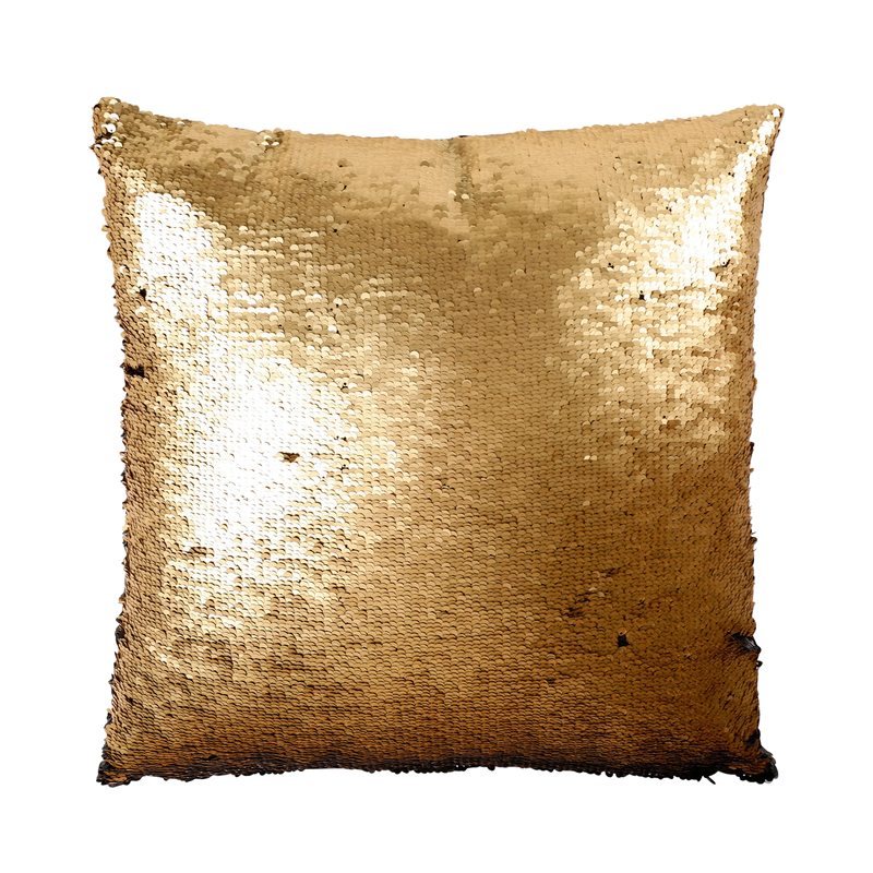 Coussin FLAKE coloris or  40 x 40 cm