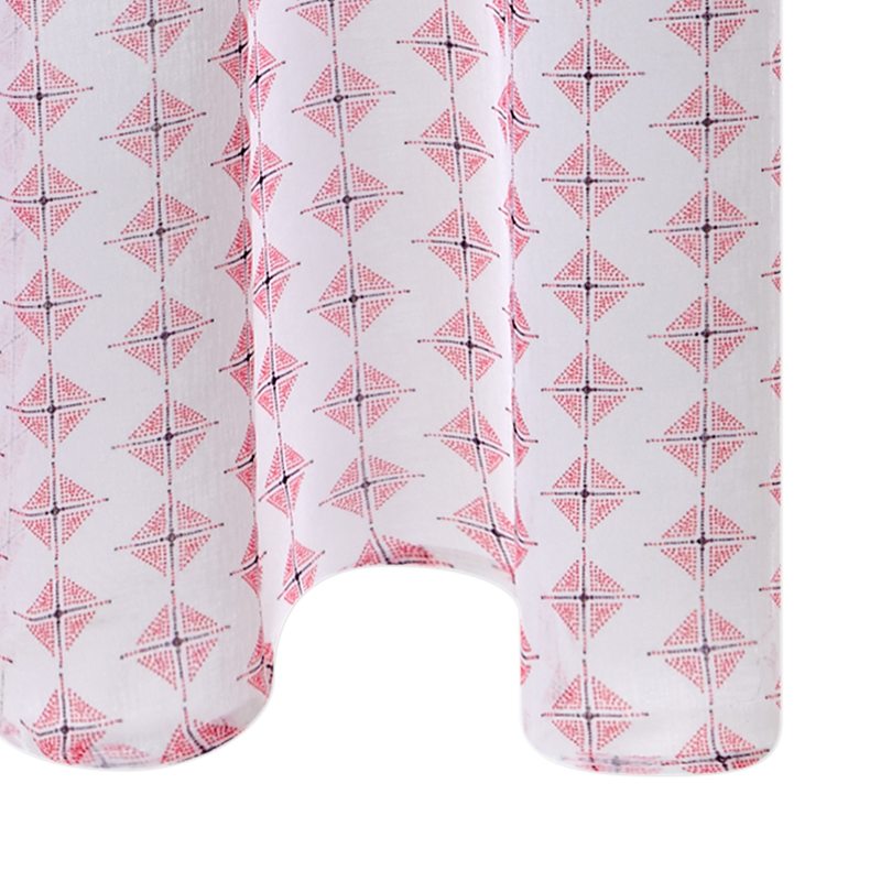 Voilage SAVANA coloris corail 140 x 240 cm