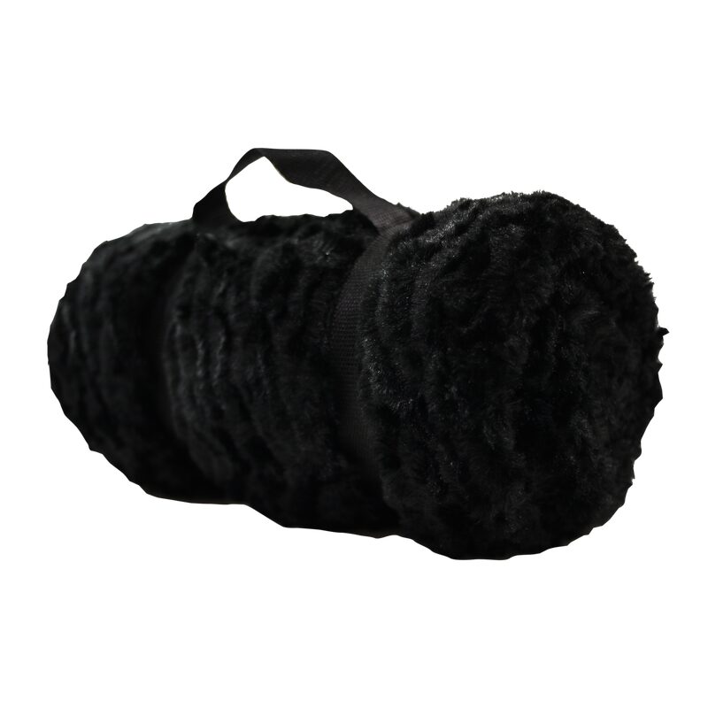 Plaid polaire ZEBRA coloris noir