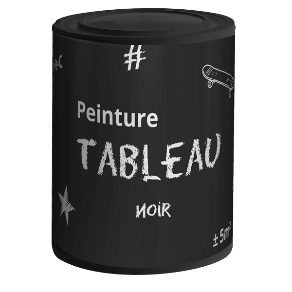 Peinture TABLEAU CRAIE Acrylique noir Mat 0,5 L