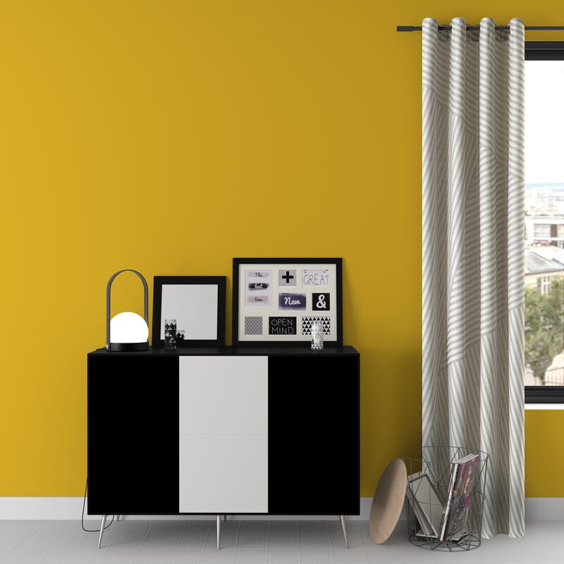 Rideau ENO coloris gris 140 x 260 cm